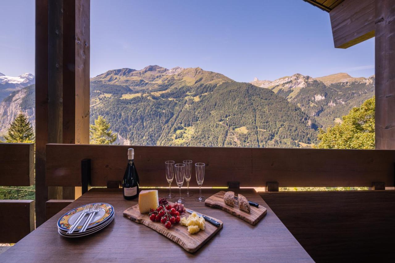 Chalet Primula Penthouse Wengen Eksteriør billede