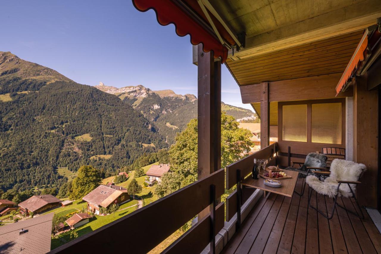 Chalet Primula Penthouse Wengen Eksteriør billede