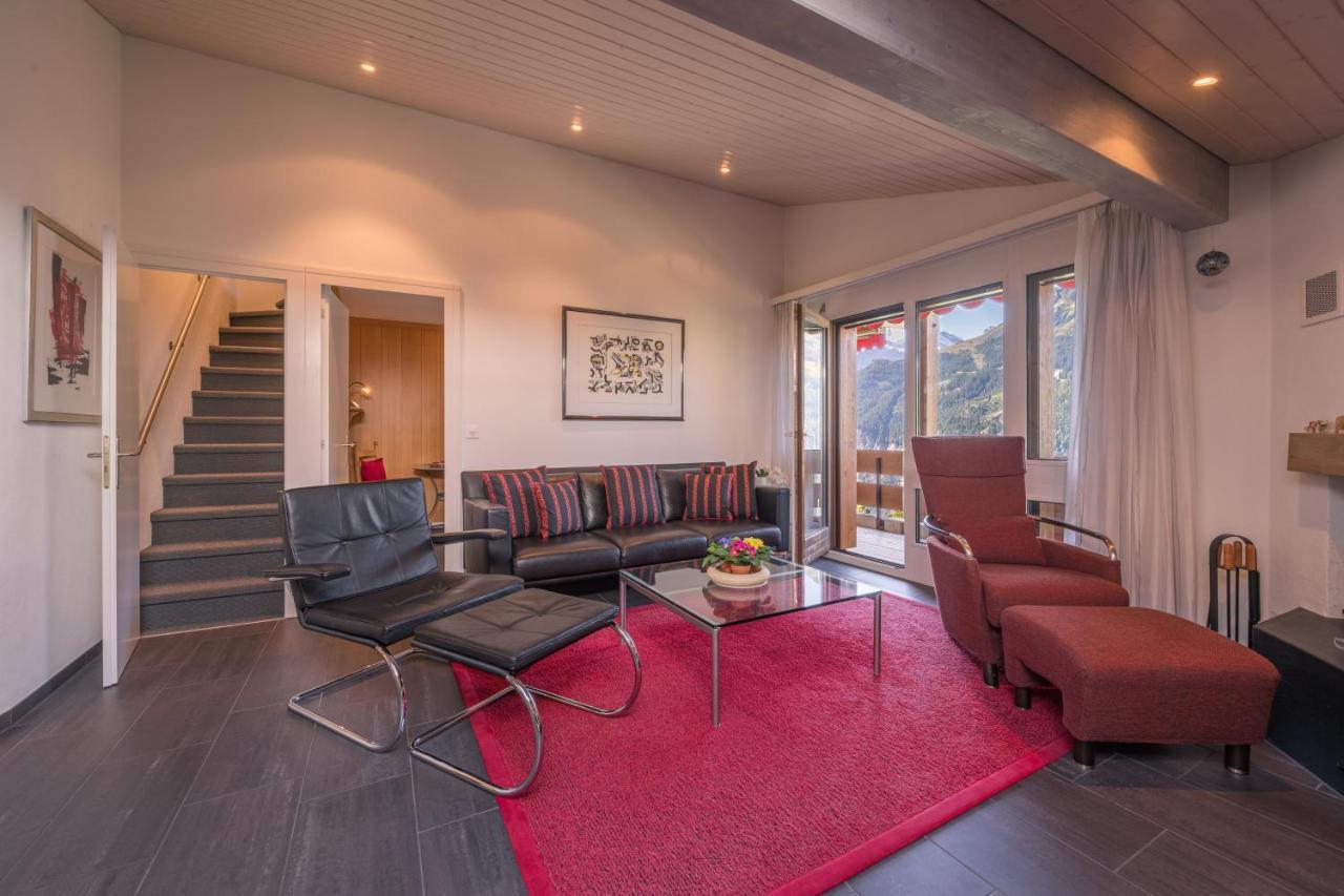 Chalet Primula Penthouse Wengen Eksteriør billede