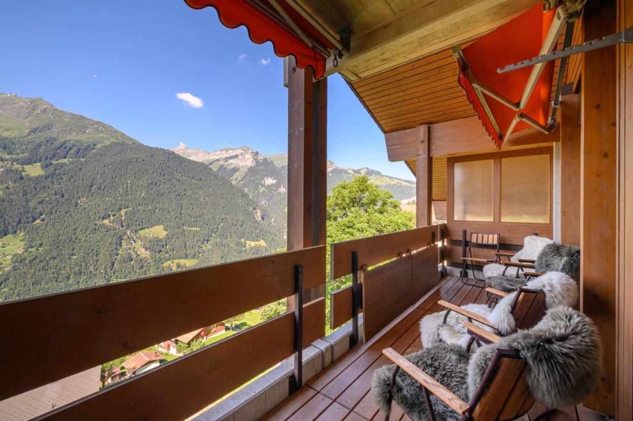 Chalet Primula Penthouse Wengen Eksteriør billede