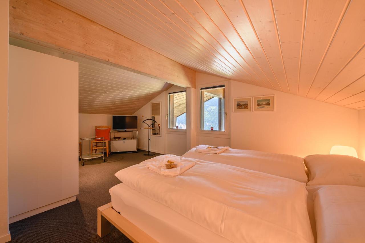Chalet Primula Penthouse Wengen Eksteriør billede