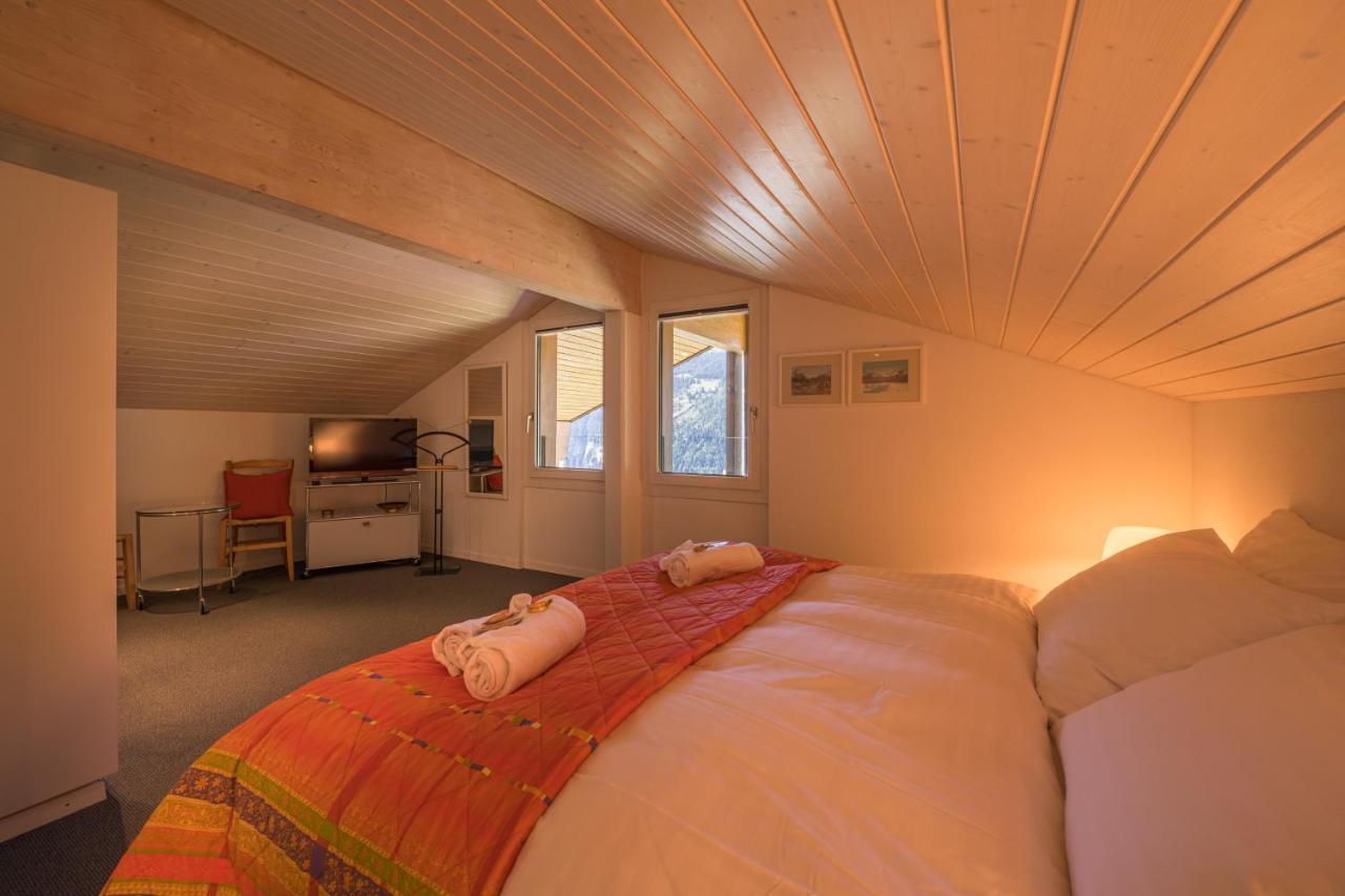 Chalet Primula Penthouse Wengen Eksteriør billede
