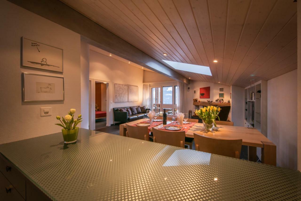 Chalet Primula Penthouse Wengen Eksteriør billede