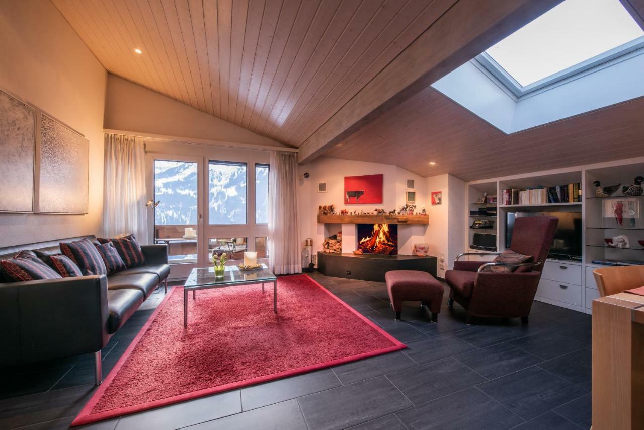 Chalet Primula Penthouse Wengen Eksteriør billede