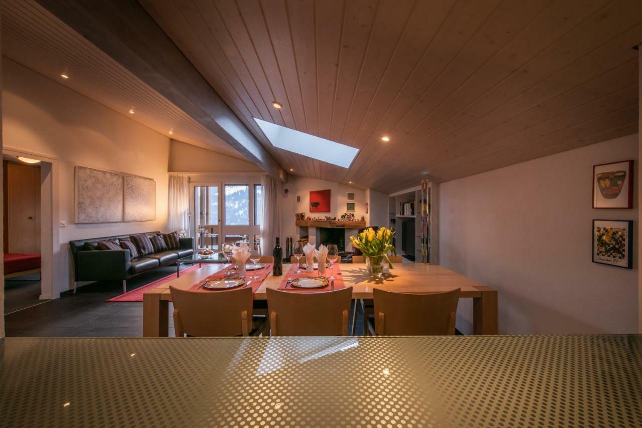 Chalet Primula Penthouse Wengen Eksteriør billede